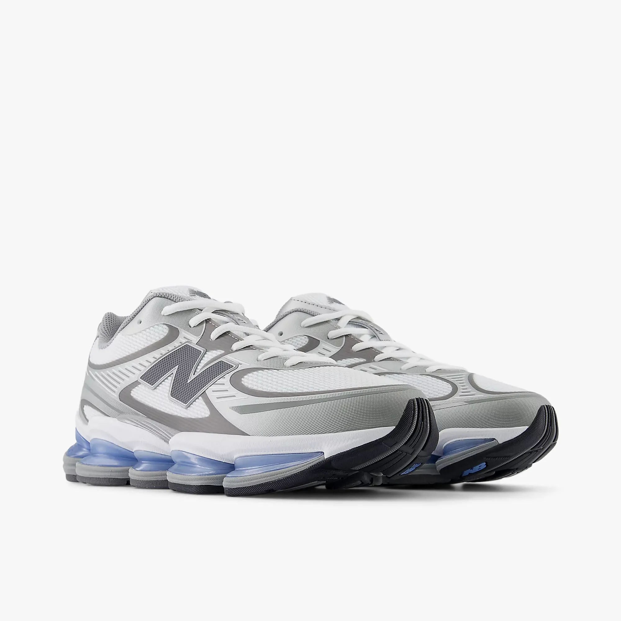 New Balance ABZORB 2000 White / Silver Metallic - Castlerock Breathable Material