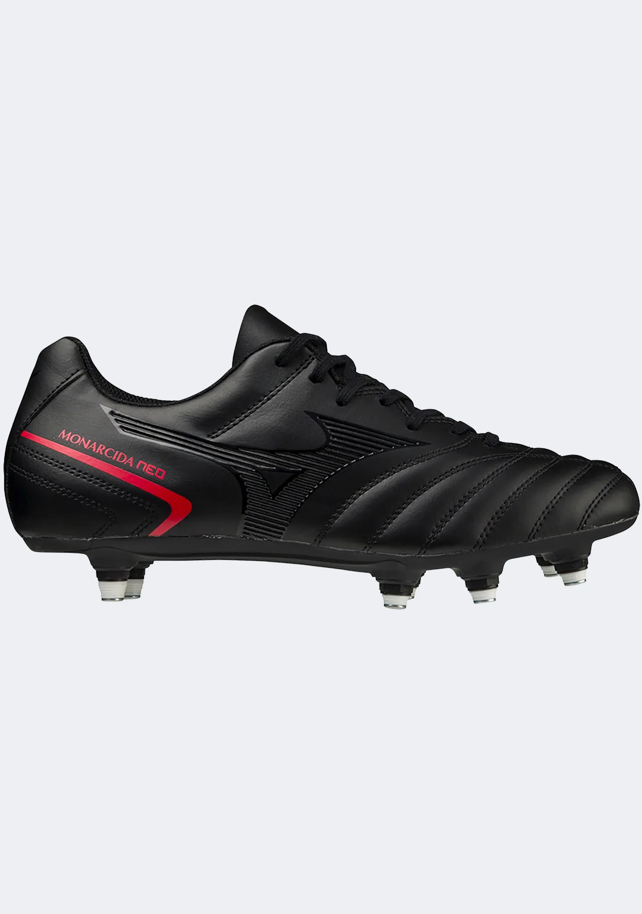 Mizuno Men's Monarcida Neo II Select Boots Black-Red Weekend Casual Cushioned