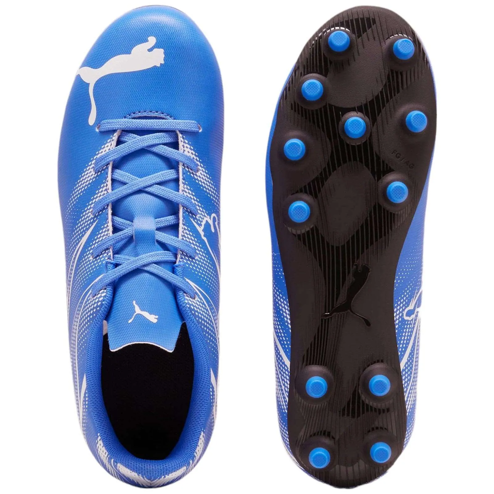 Puma Kids Attacanto FG Blue Stiff Midsole
