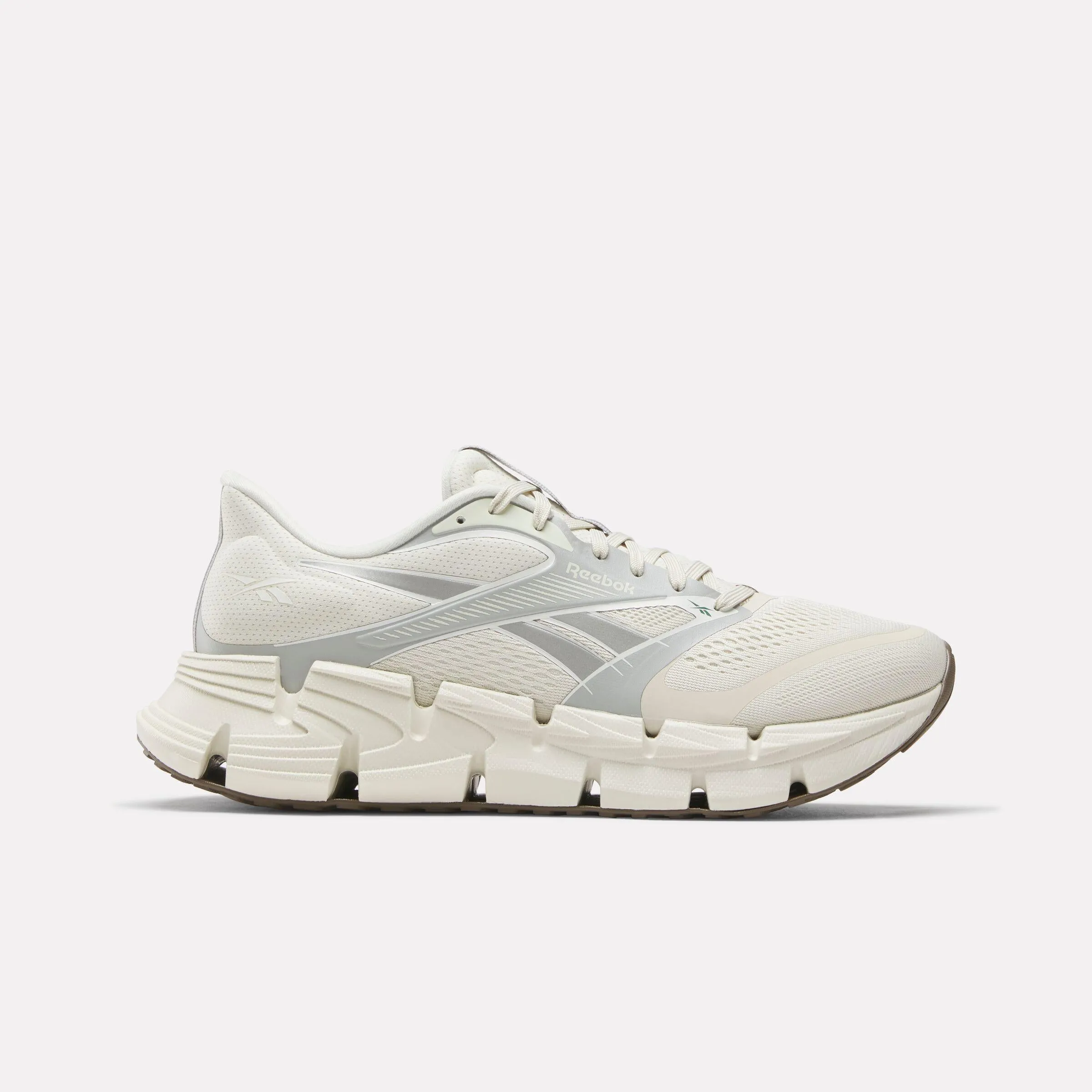 flexible shoe aspects Reebok Footwear Men FloatZig 2 Running Shoes ALABASTER/GREY 1/TREK GREY