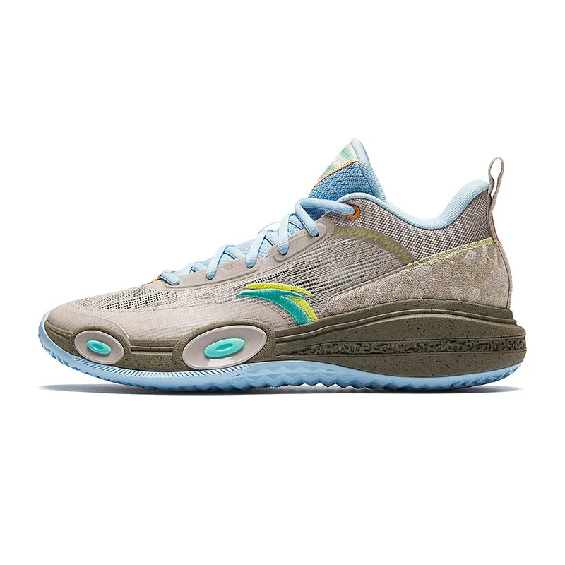 ANTA Men's Shock The Game Attack 6 Basketball Shoes Future Walk Ice Guard