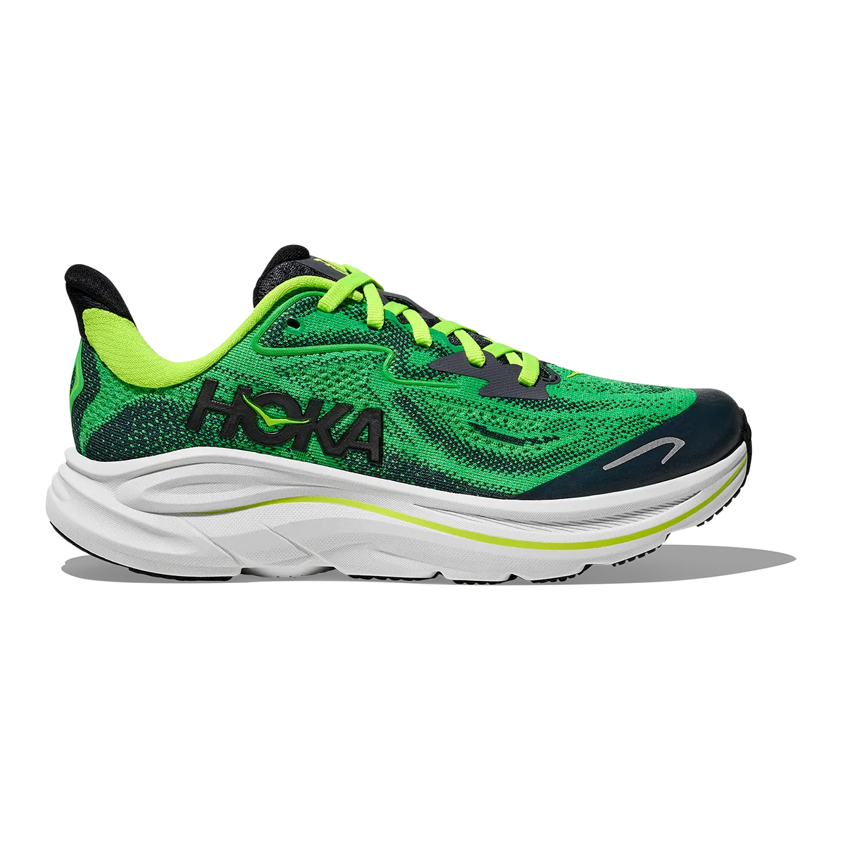 Running Friendly Casual Touch Hoka Clifton 10 Big Kids