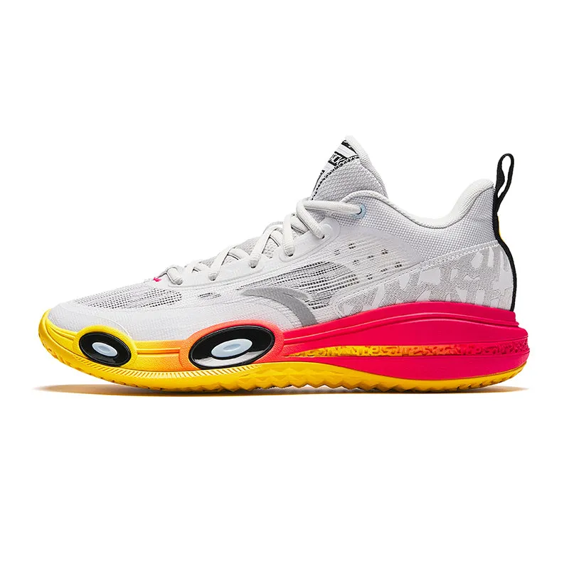 ANTA Men's Shock The Game Attack 6 Basketball Shoes Mountain Strong Breathable mesh