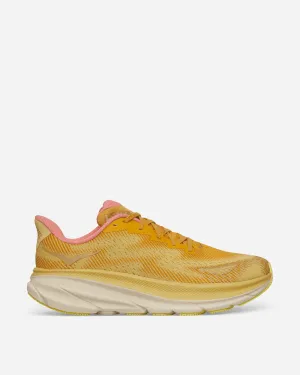 Stealth/Tech Clifton 9 GORE-TEX Sneakers Varsity Yellow / Vanilla Stretchable Fabric Durable Overlay