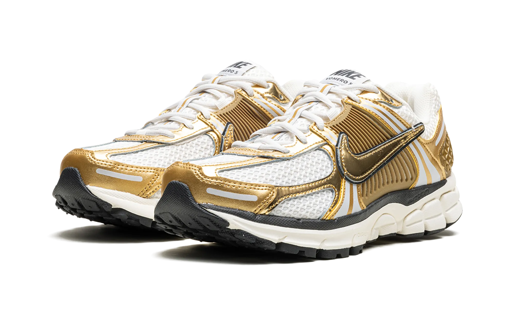 Zoom Vomero 5 WMNS "Metallic Gold" Easy Clean half - marathoning