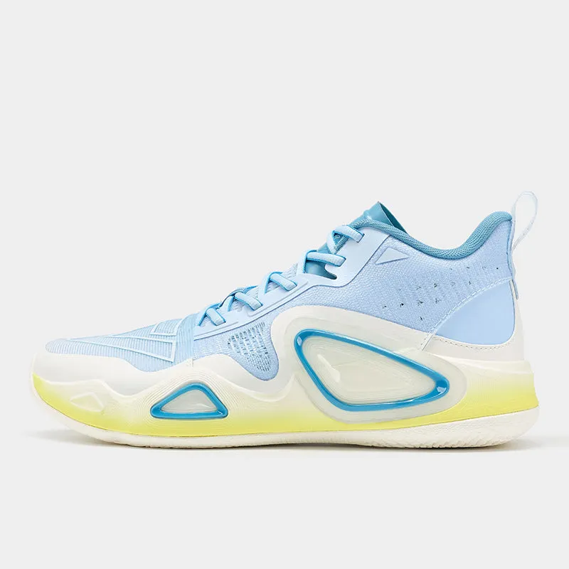 PEAK Basketball Shoes Triangle 2.0 Cushion Sneakers TAICHI Tech Applied ET31907A Blue Comfortable Knit