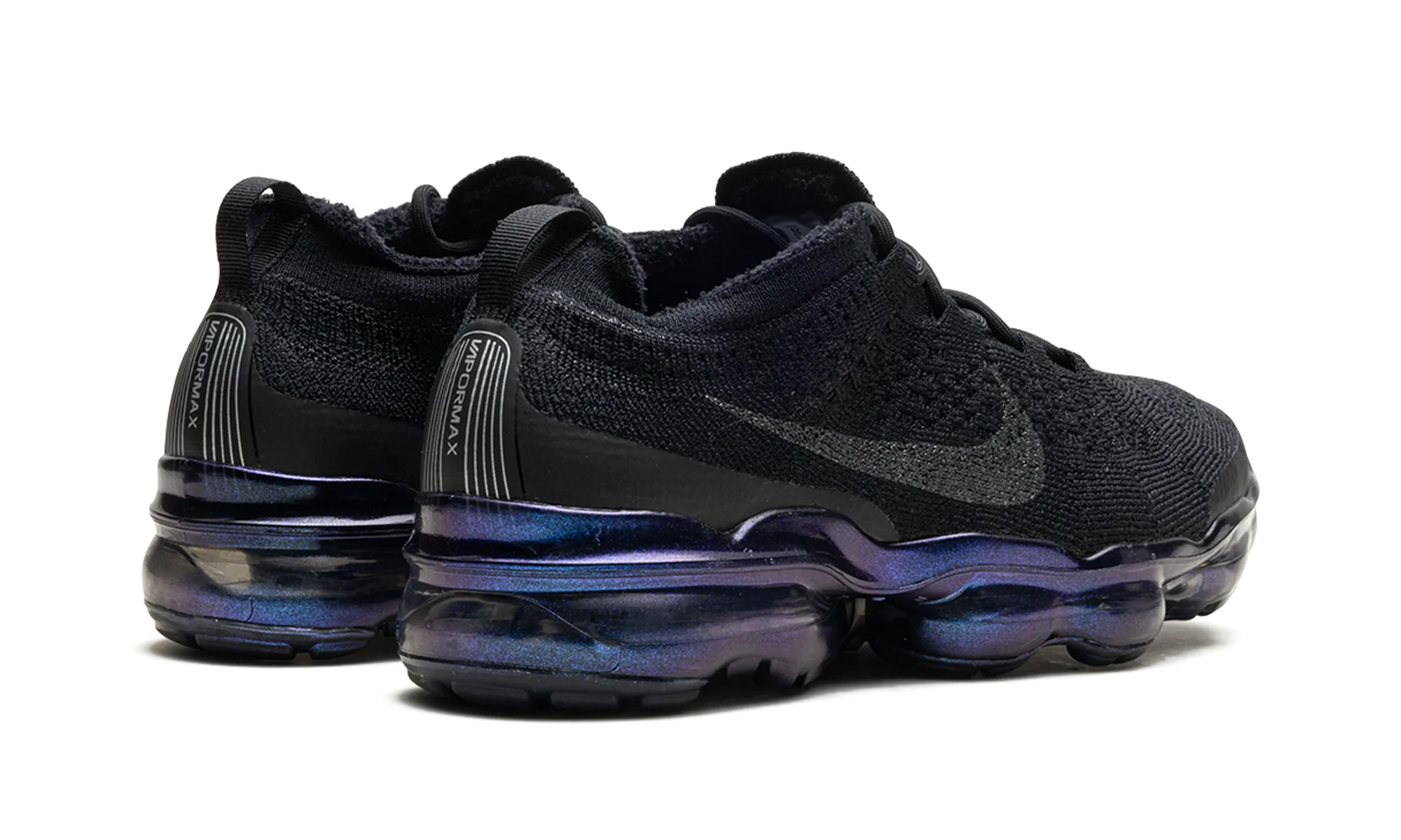 flared running wear 5K runs VAPORMAX 2023 FLYKNIT WMNS "Black Iridescent"