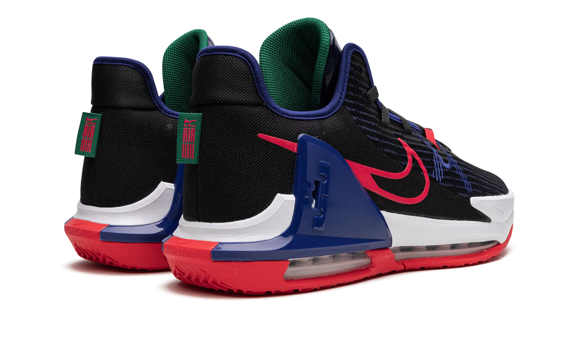 LeBron Witness VI "Blackened Blue" Elastic Bands Microfiber Stabilizers