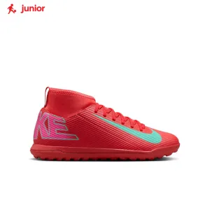Nike Junior Mercurial Superfly 10 Club Turf Shoes Enhanced grip Lace Stability
