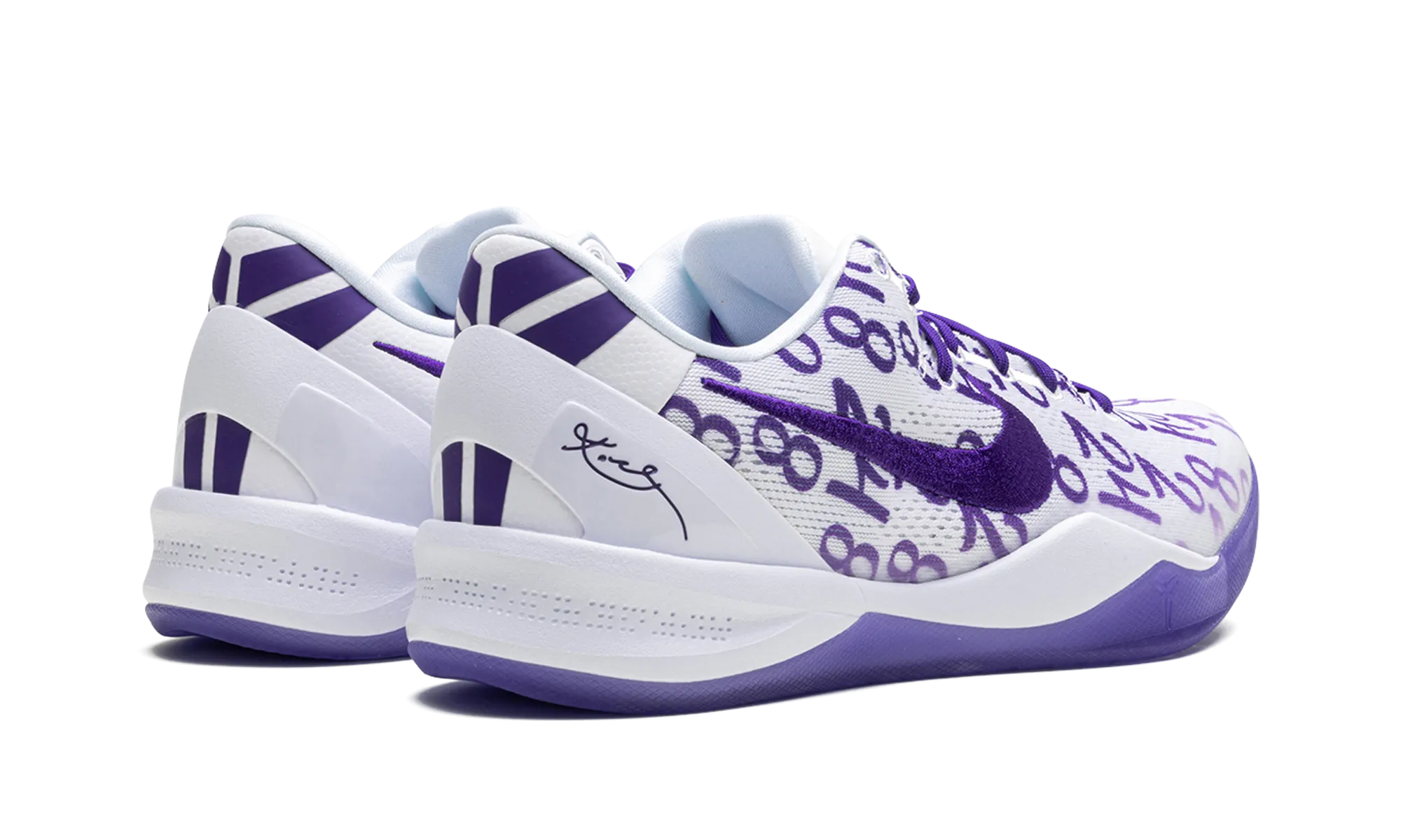 Centered Pivot Points Kobe 8 Protro "Court Purple"
