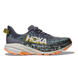 Flattering Fit Impact Resistant Toe Cap WOMEN'S SPEEDGOAT 6 - B - GREY SKIES/COSMIC GREY