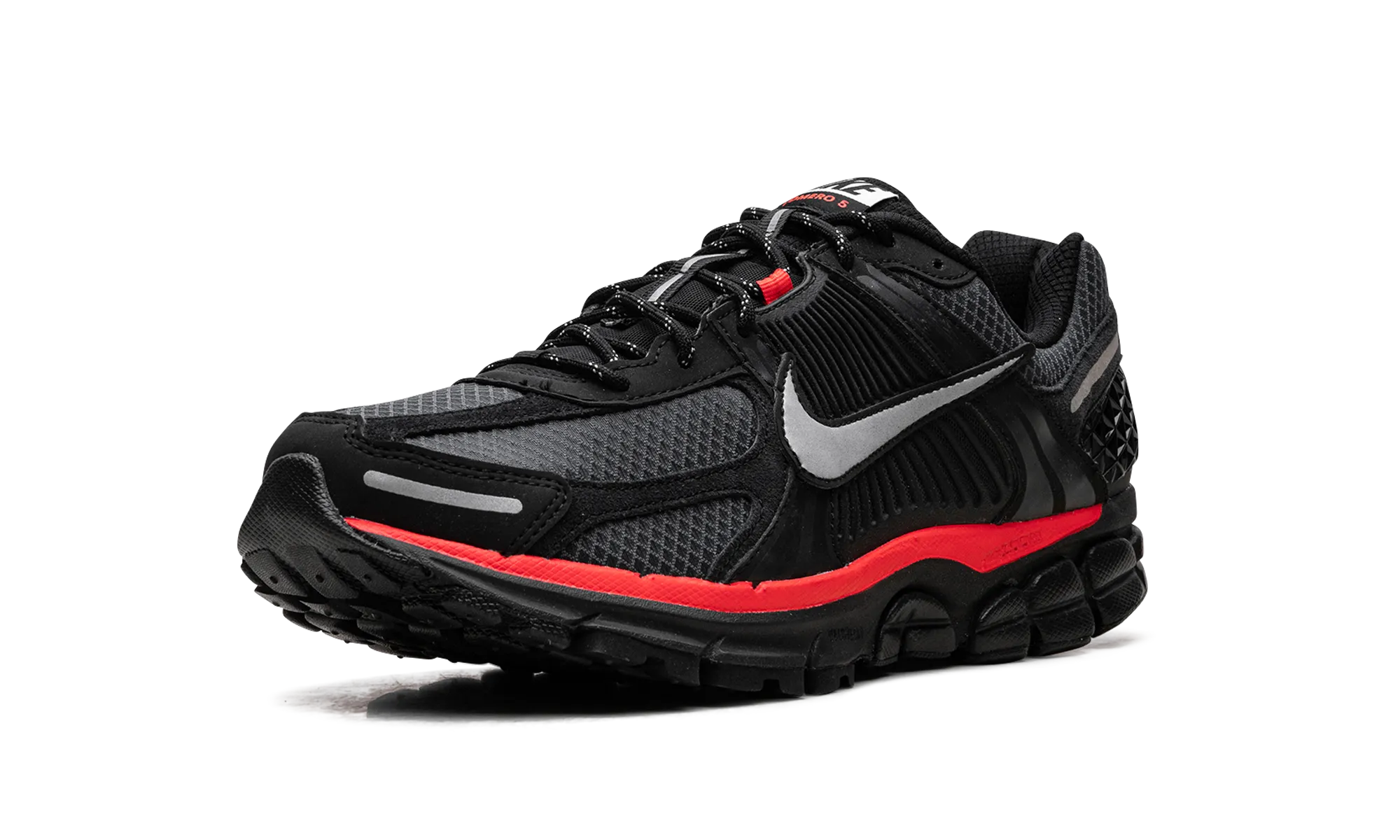 Comfortable Insole Zoom Vomero 5 "Black Metallic University Red"