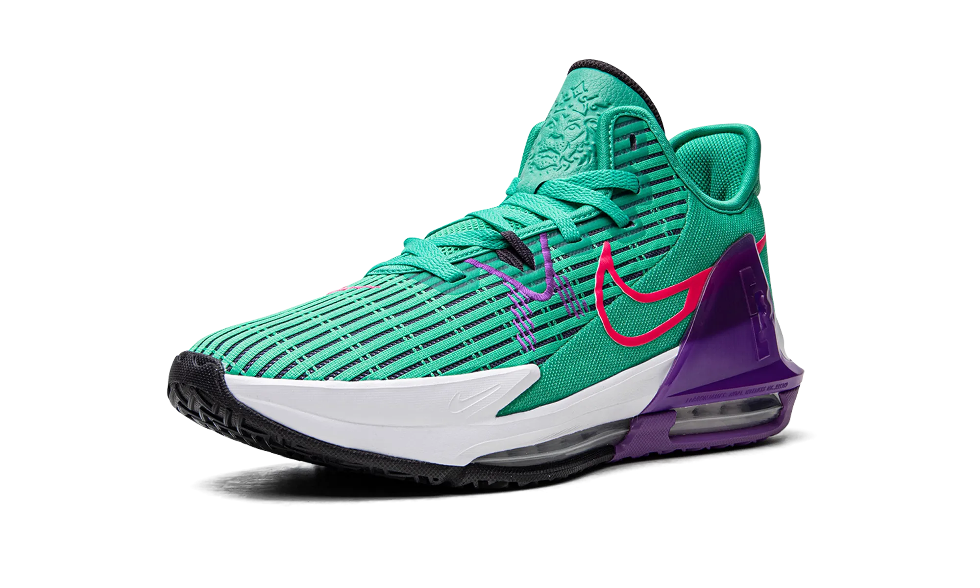Speed Step Fit LeBron Witness VI "Clear Emerald / Wild Berry"