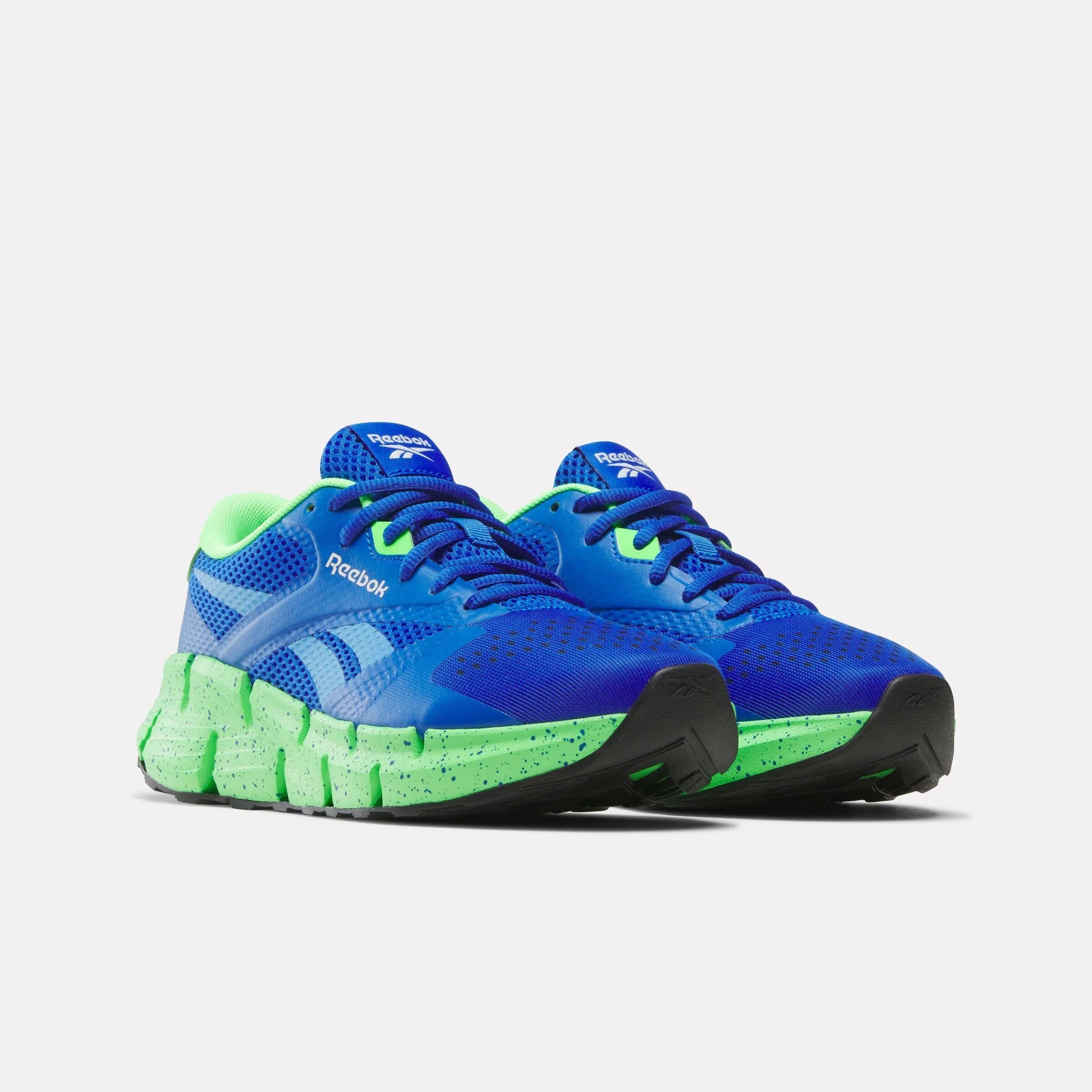 early morning run Reebok Footwear Kids Zig Dynamica 5 Shoes - Grade School OPTIMUMBLUE/RECOVERYBLUE/SOLAR