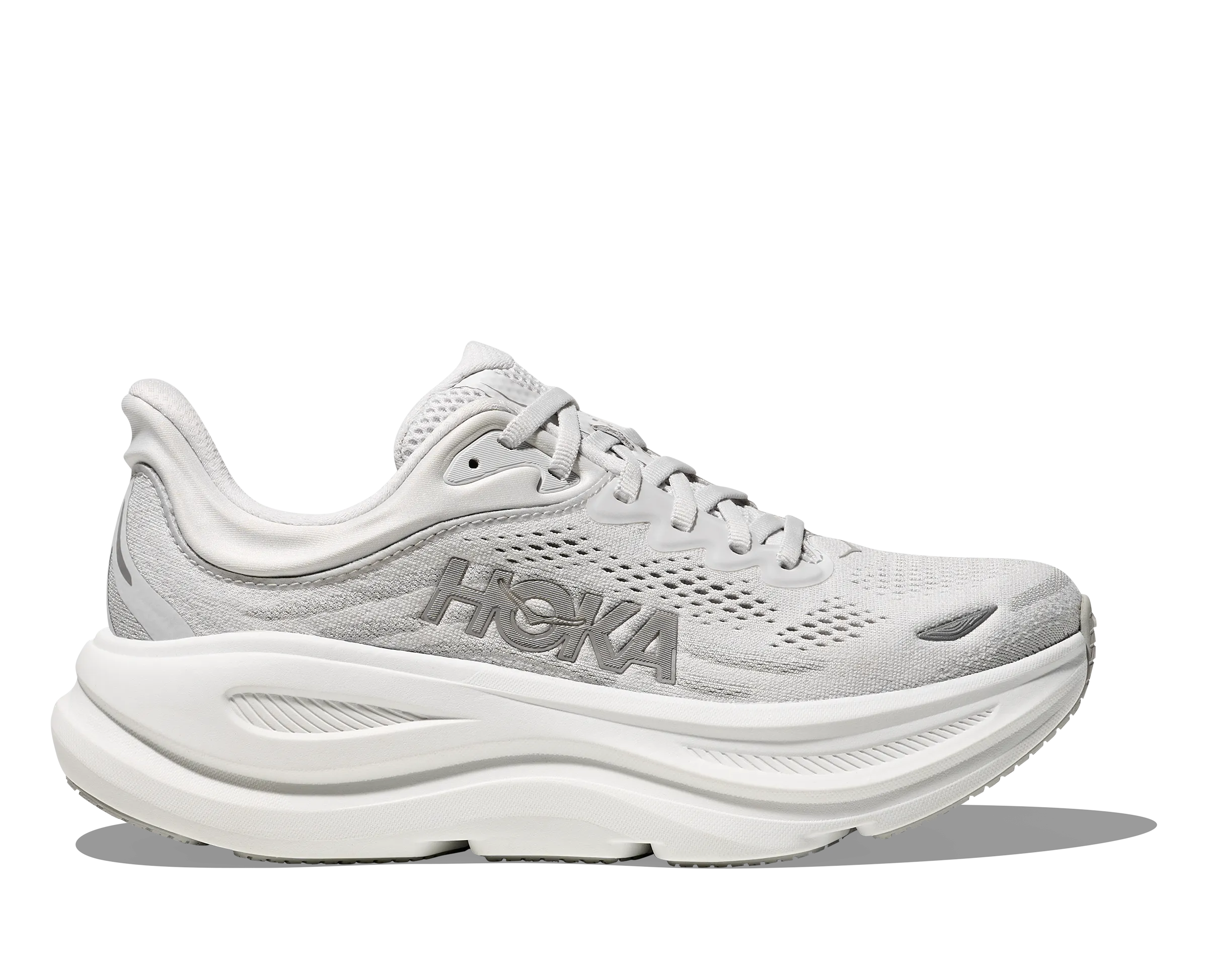 WOMEN'S BONDI 9 - WIDE D - STARDUST/SILVER Lightweight Comfort Dynamic support