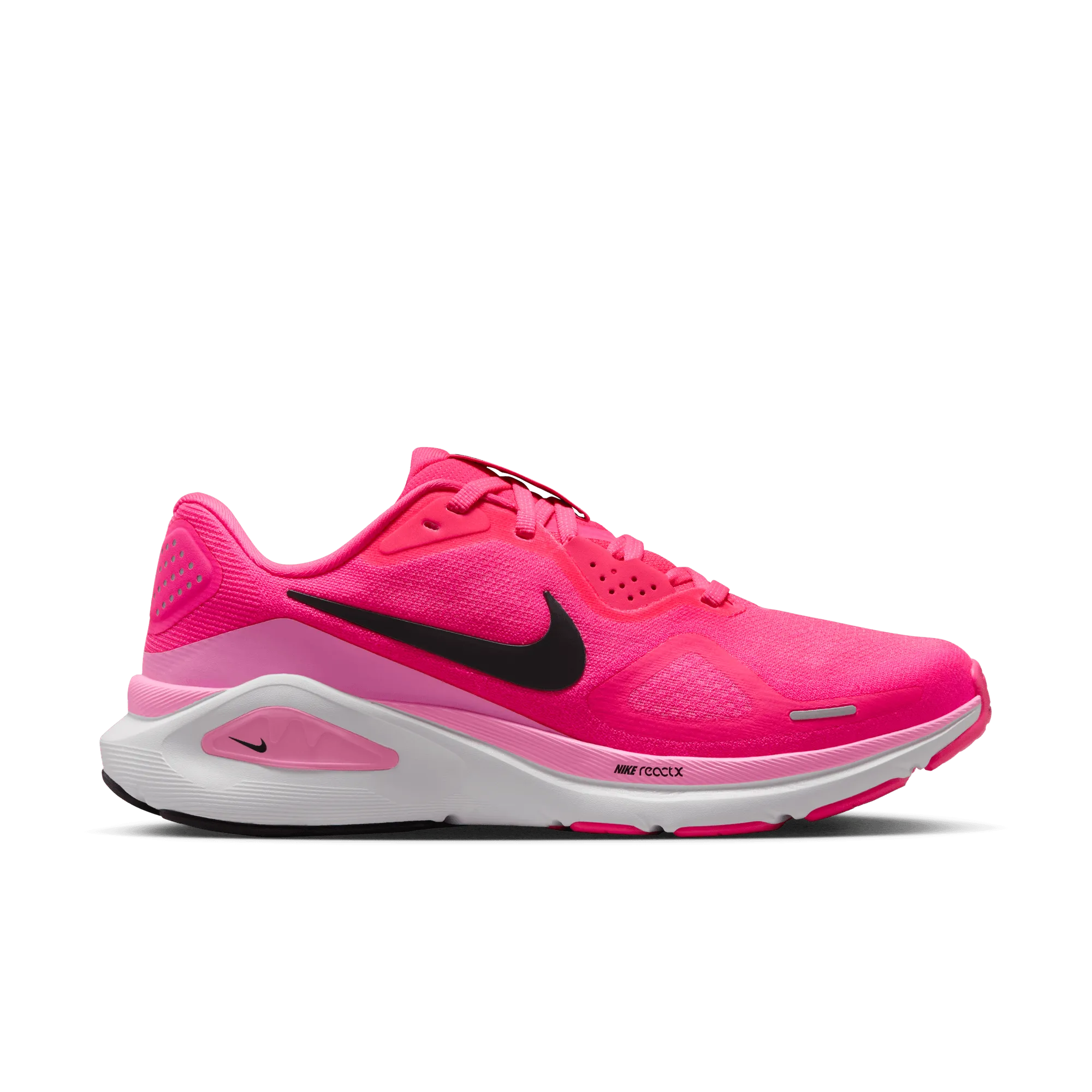 WOMEN'S STRUCTURE 26 - B - HYPER PINK/BLACK-PINK SPELL air - filled - feature shoes moisture - wicking feature
