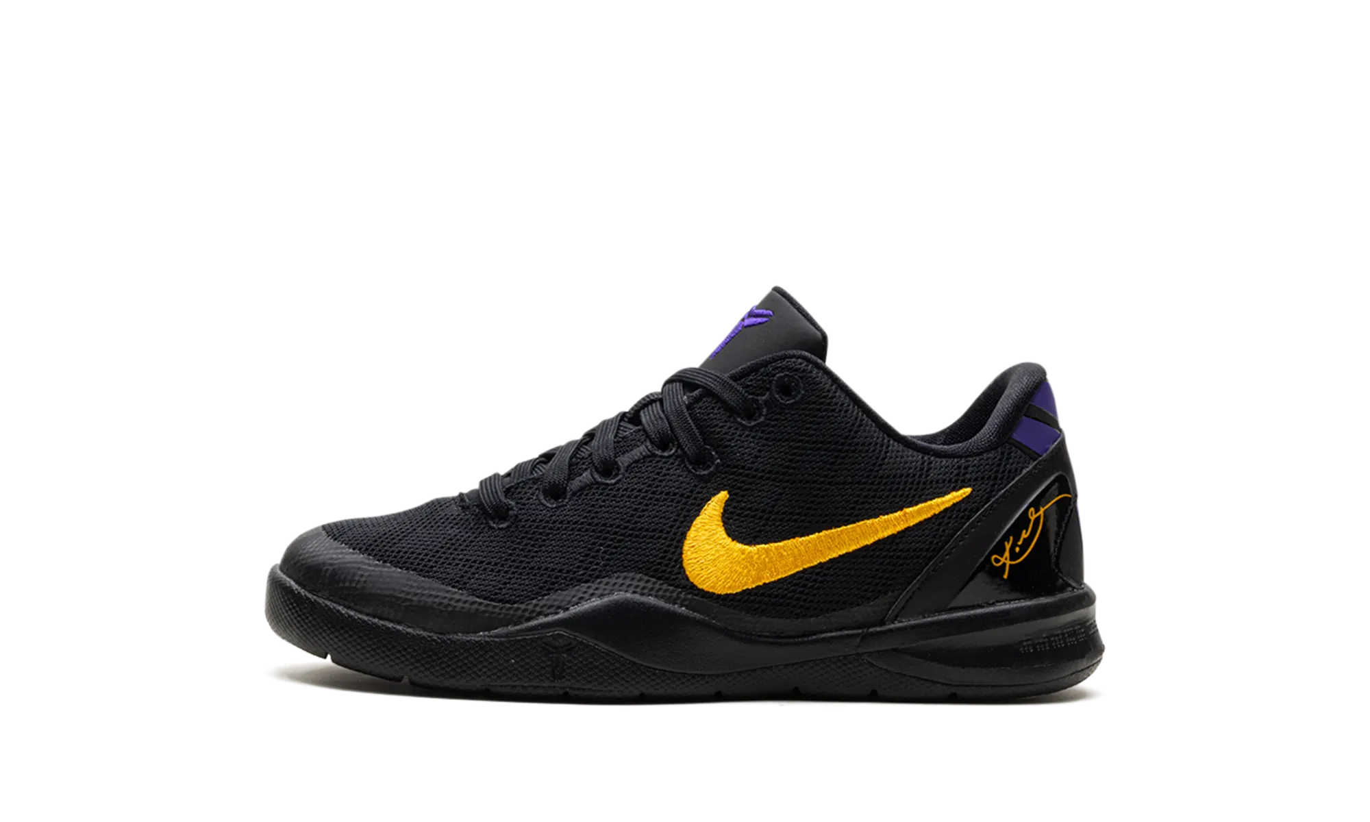 Kobe 8 Protro PS "Lakers Away" Dynamic Fit Lacing Dynamic Sport Look