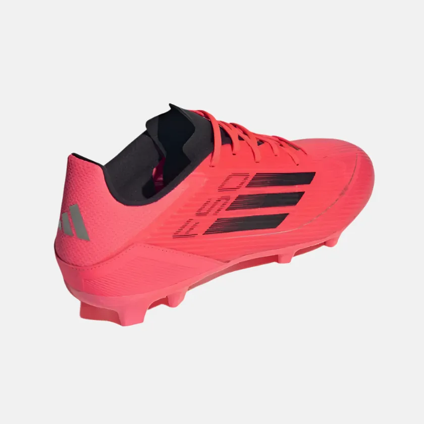 mud proof Night Glow Adidas F50 League Unisex Football Shoes -Turbo/Aurbla/Platinmet