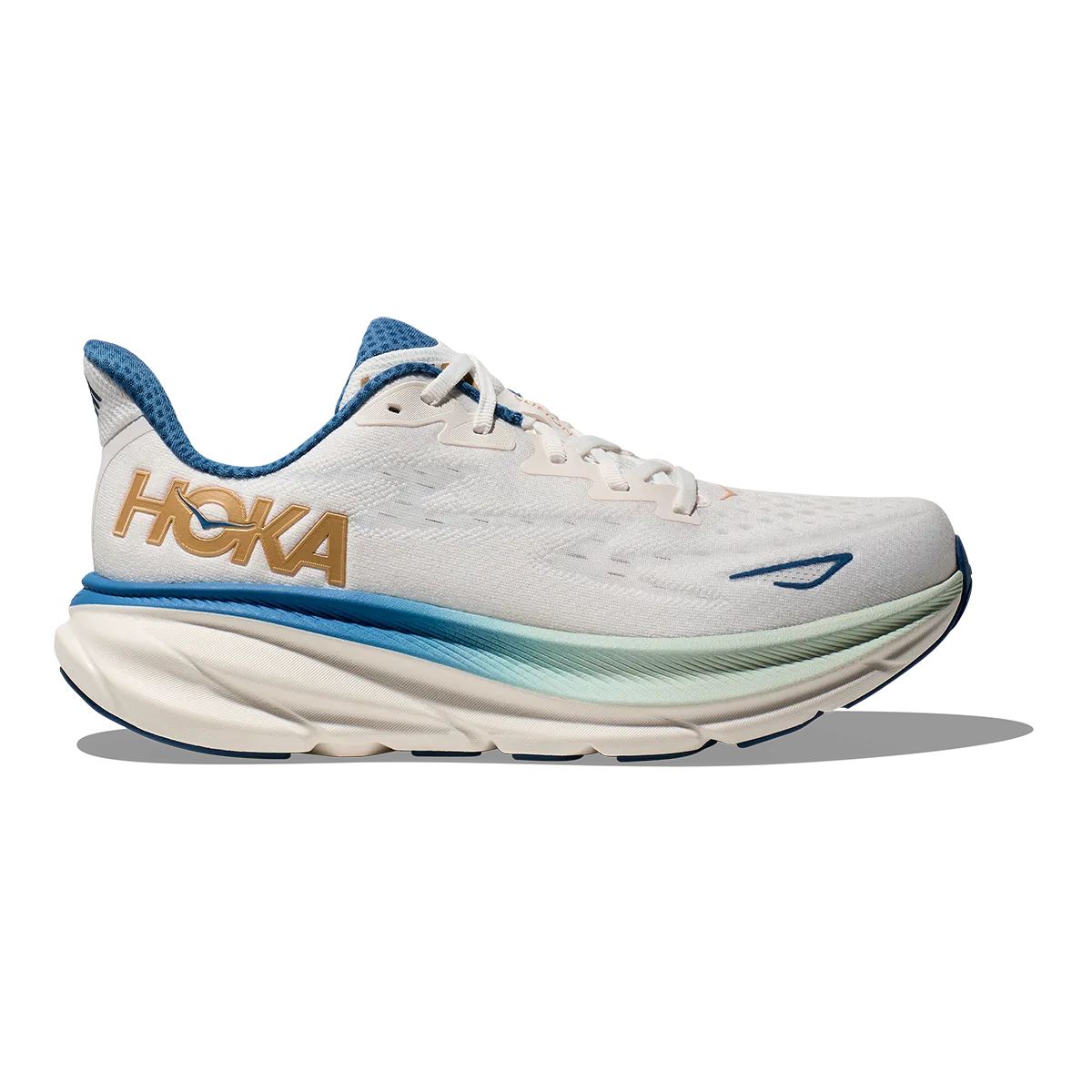 Hoka Clifton 9 - Frost - Gold Pressure Mapped Outsole
