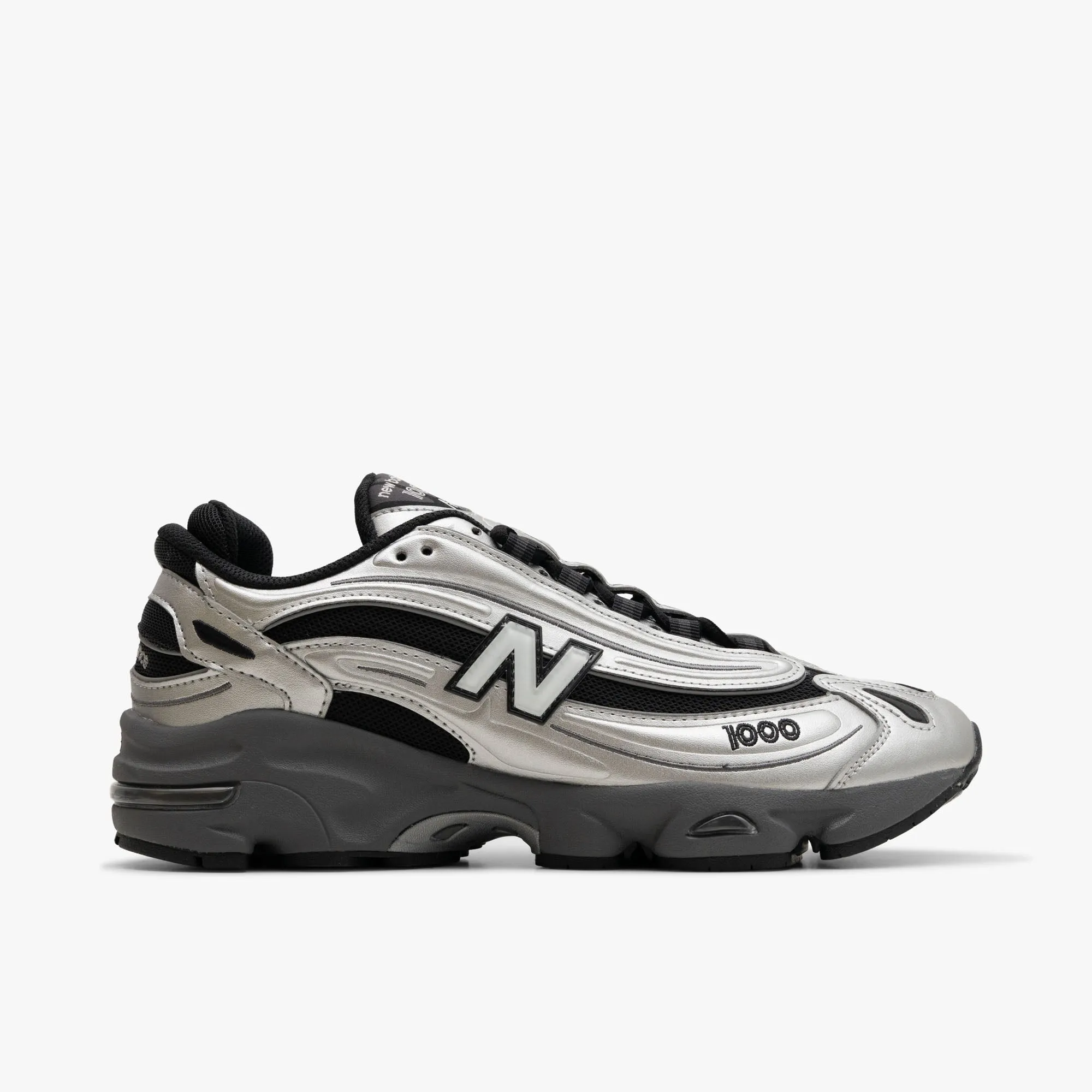 New Balance M1000 Silver Metallic / Green Rolling Motion Technology
