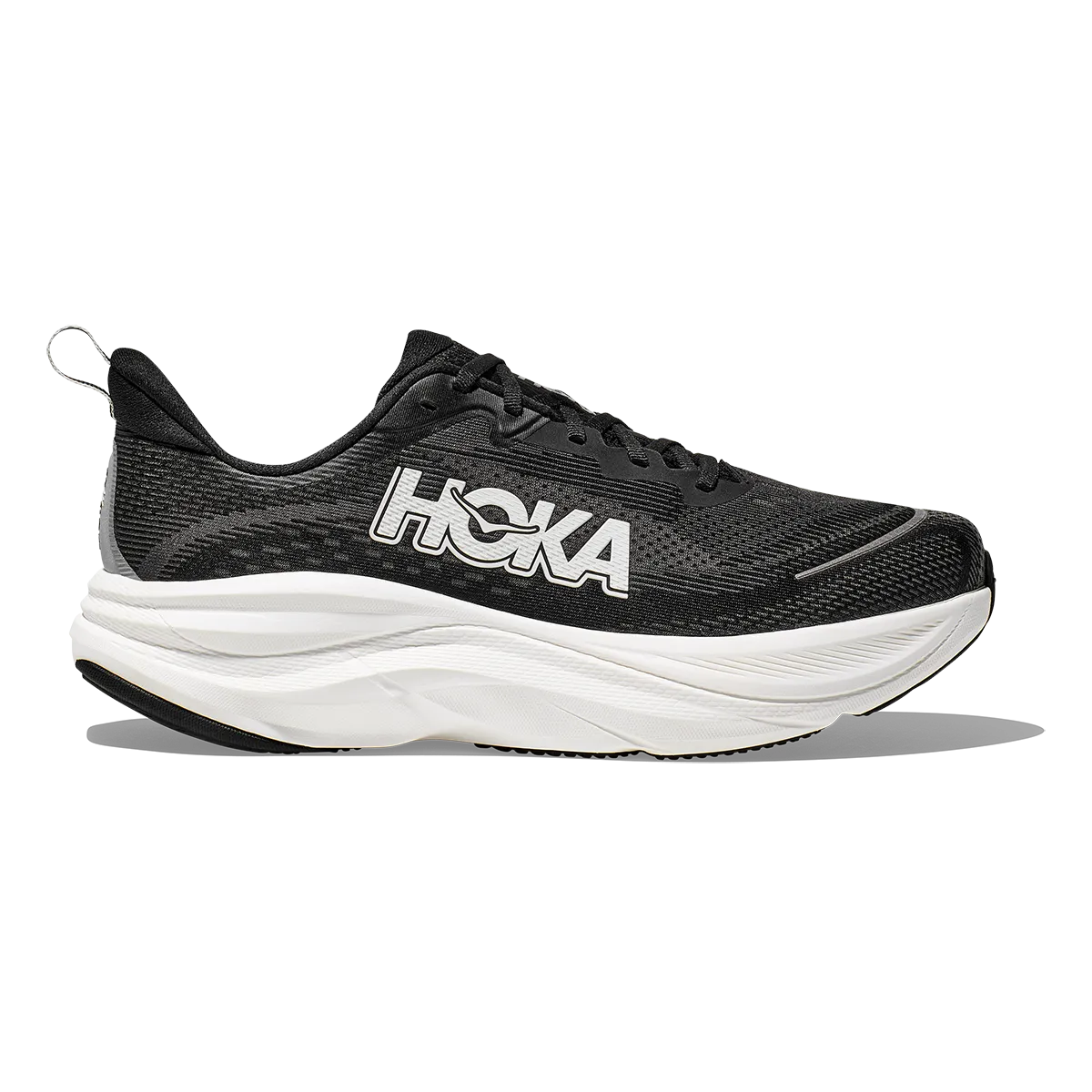 Hoka Skyflow - Black - White Durable Rubber