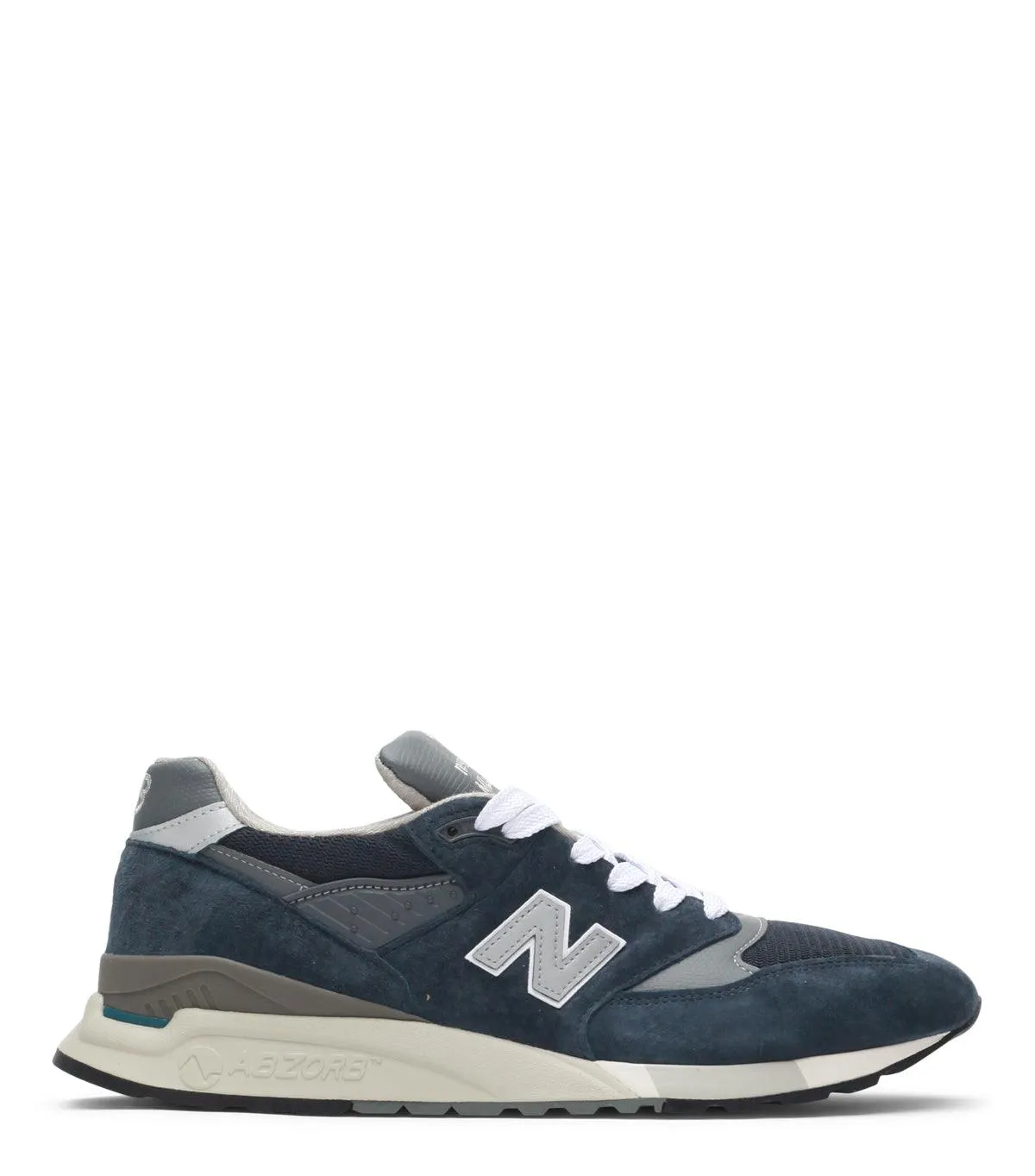 New Balance Made In USA 998 Navy Comfort Grip Quick Fit