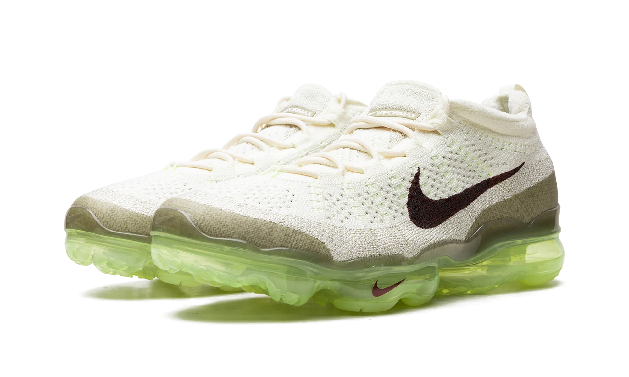 Air Vapormax 2023 FK "Coconut Milk Neutral Olive" adult style easy - on design