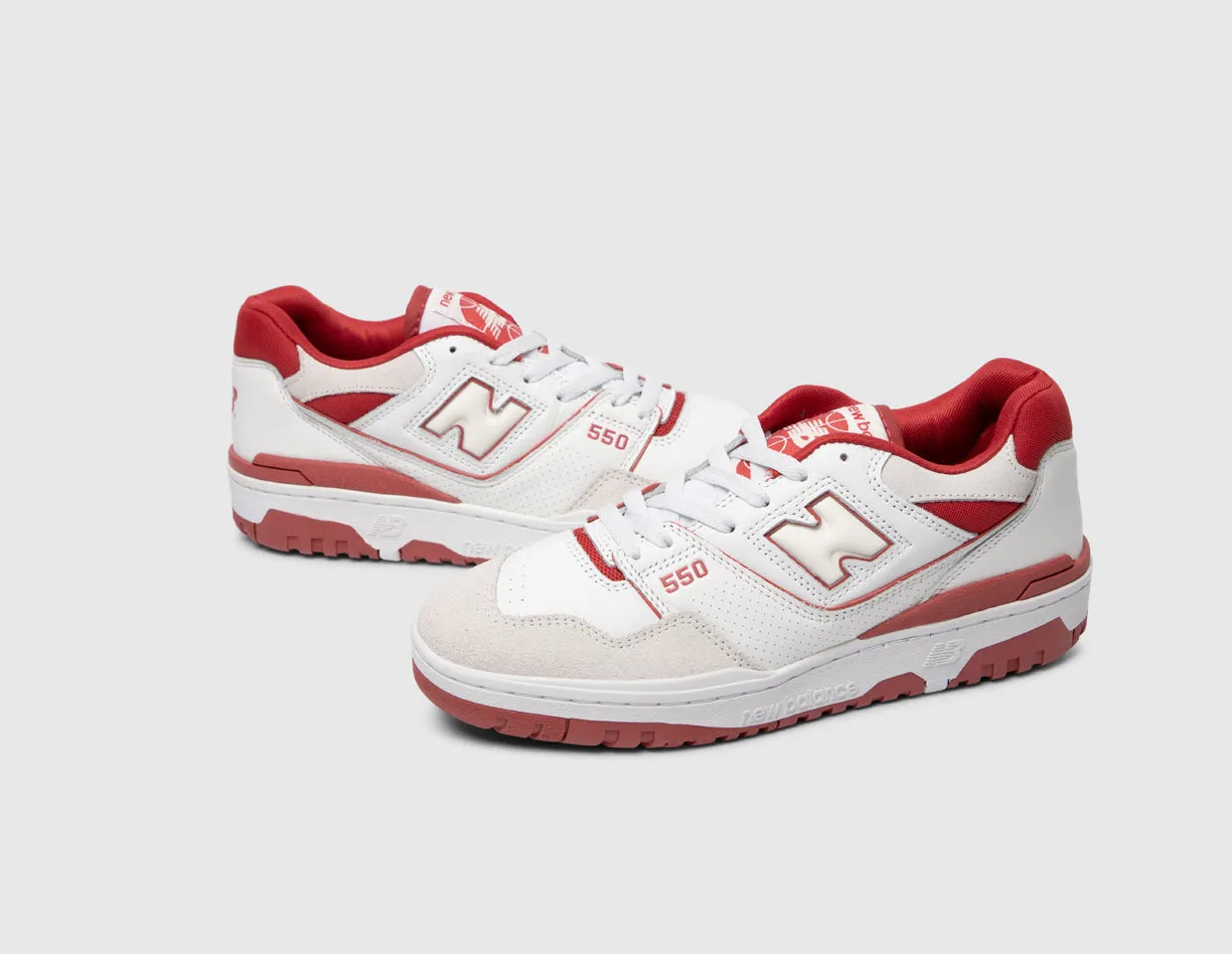 New Balance 550 White / Astro Dust Iconic Footwear Peak Performance