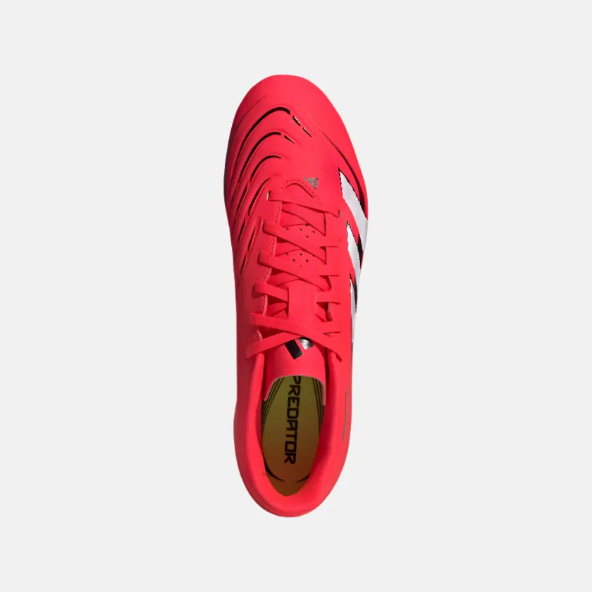 Heat Free Season Ease Adidas Predator Club Firm Multi-Ground Men's Football Shoes -Lucid Red/Cloud White/Core Black