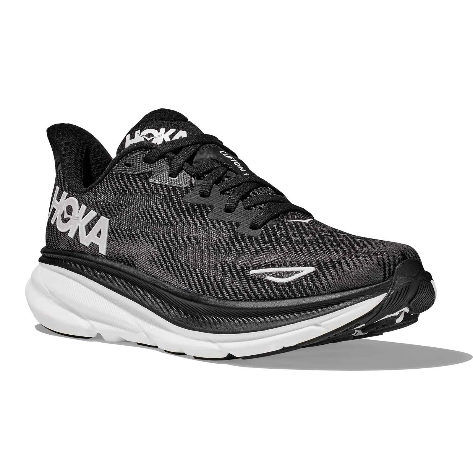 Dynamic Lacing System Smooth interior Hoka Clifton 9 Womens Running Shoes