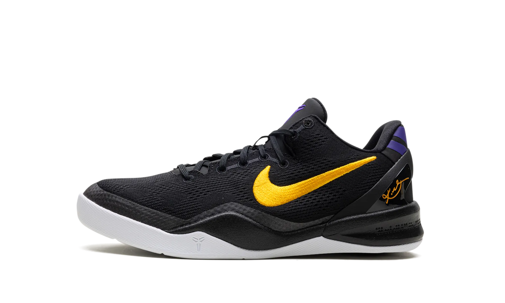 Comfortable Forefoot Ventilated Insole Design Kobe 8 Protro GS "Lakers Away"