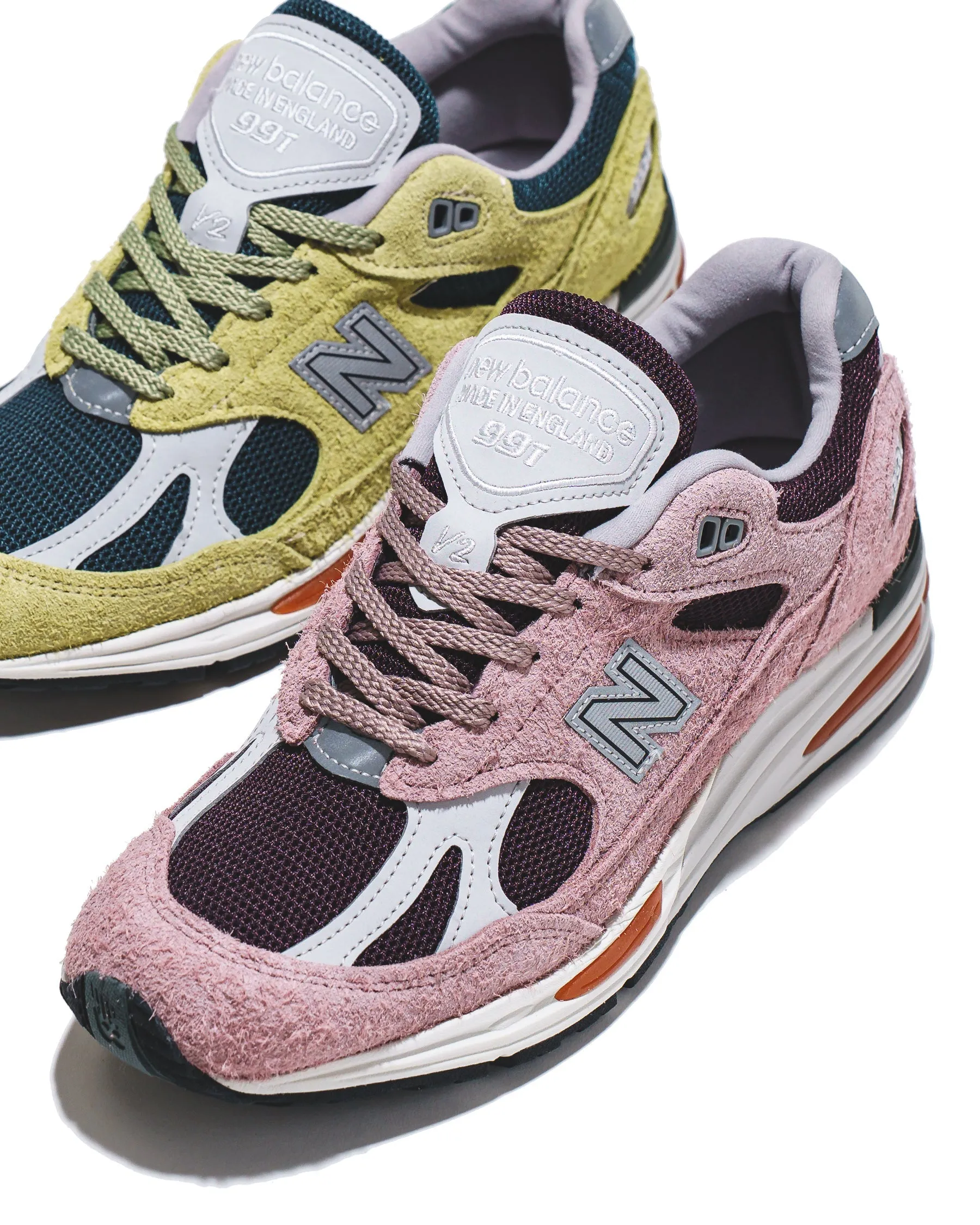 Outfit Blend Anti   Abrasion New Balance Unisex Made in UK 991v2 Deauville Mauve Fig U991PR2