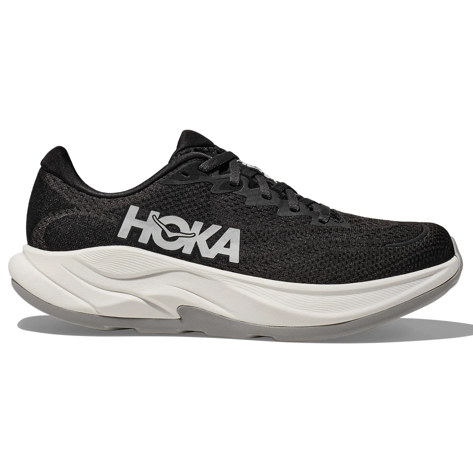 HOKA Womens RINCON 4 Black/White City Stroll