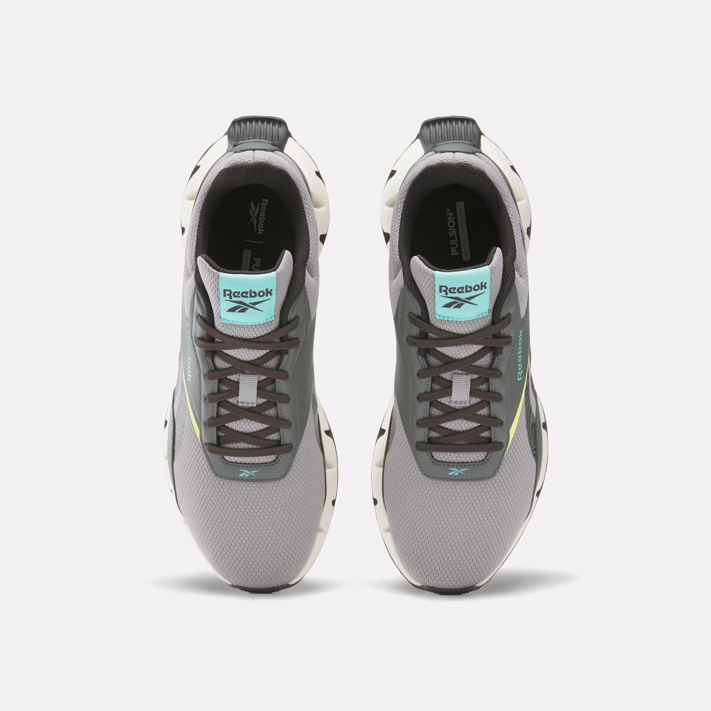 geometric - pattern shoes professional athlete shoes Reebok Footwear Men Zig Dynamica STR Shoes GREY 3/VINTAGE CHALK/GREY 5