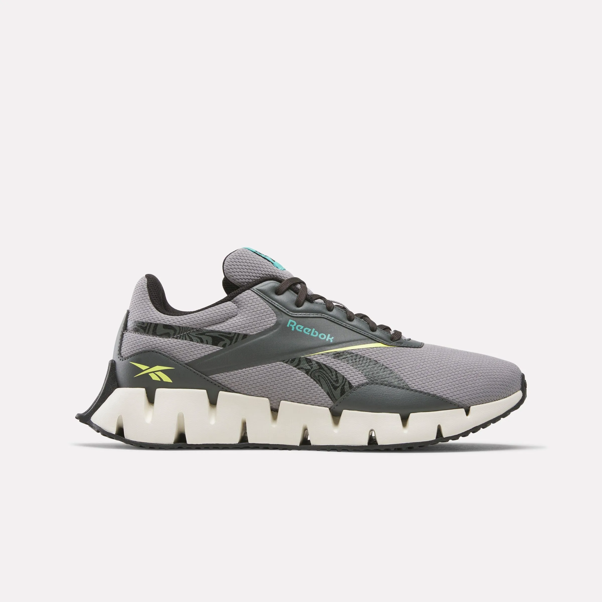 obstacle - course - race Reebok Footwear Men Zig Dynamica STR Shoes GREY 3/VINTAGE CHALK/GREY 5