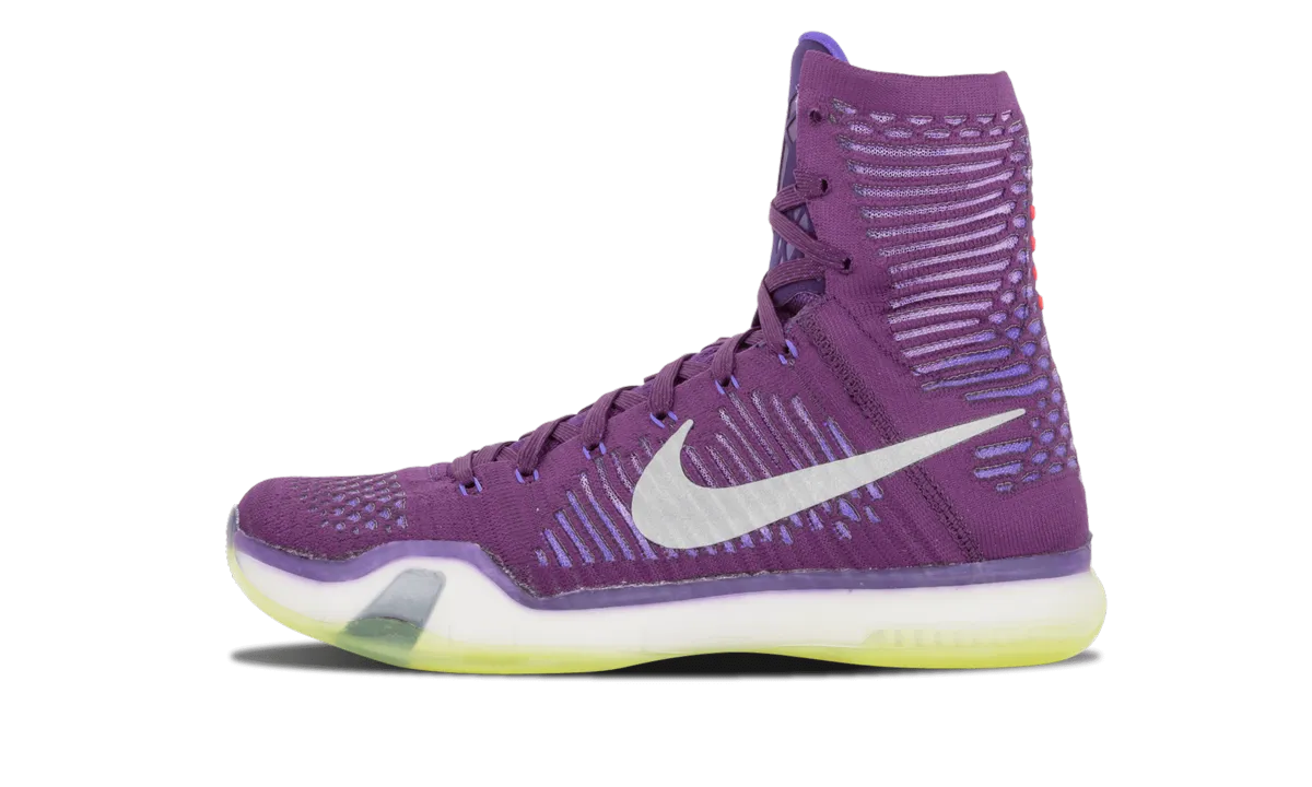 Kobe 10 Elite "Team Pack - Purple" Full Length Cushion Bed Durable Tread Pattern
