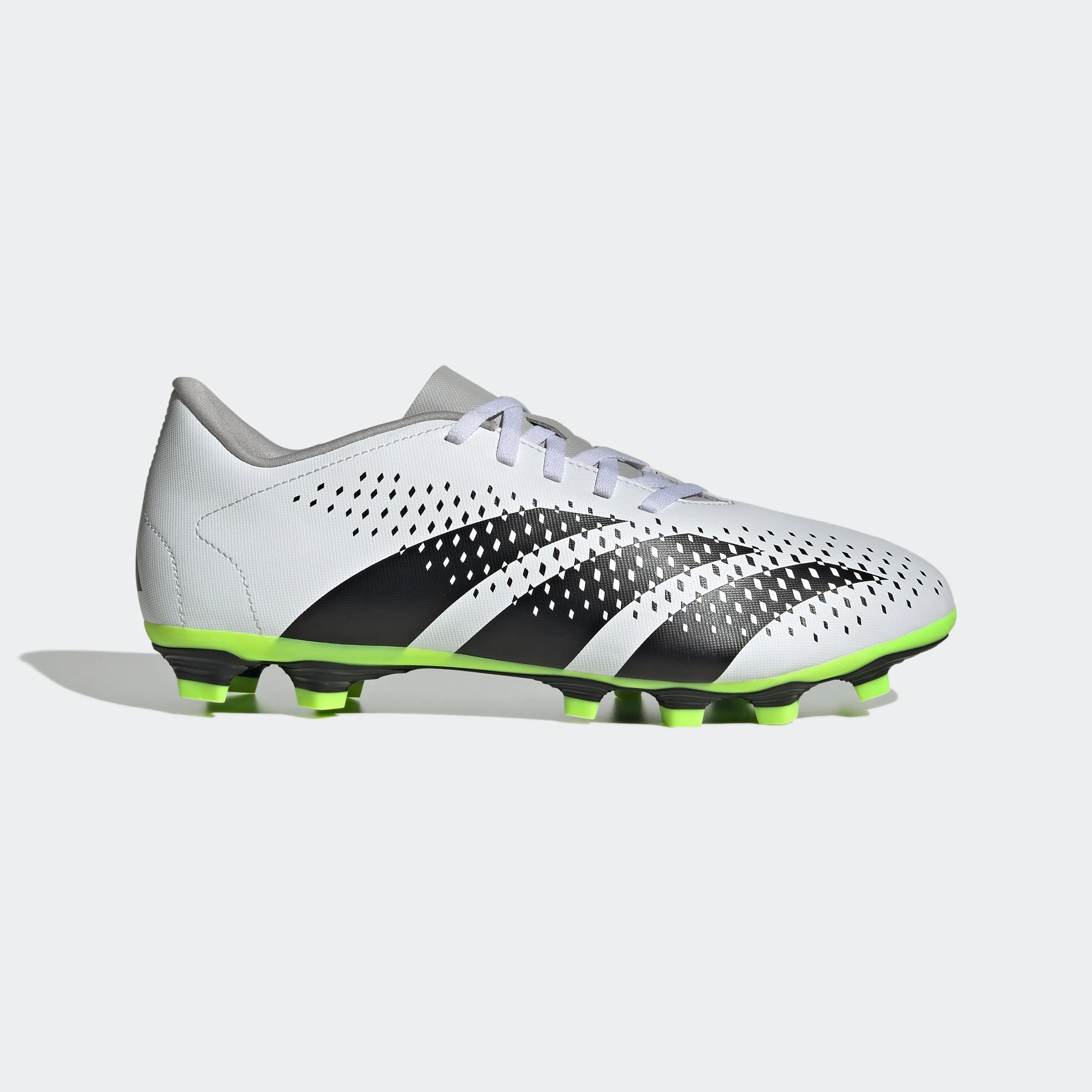 adidas Predator Accuracy.4 Flexible Ground Cleats | White/Black | Men's Ball Drive