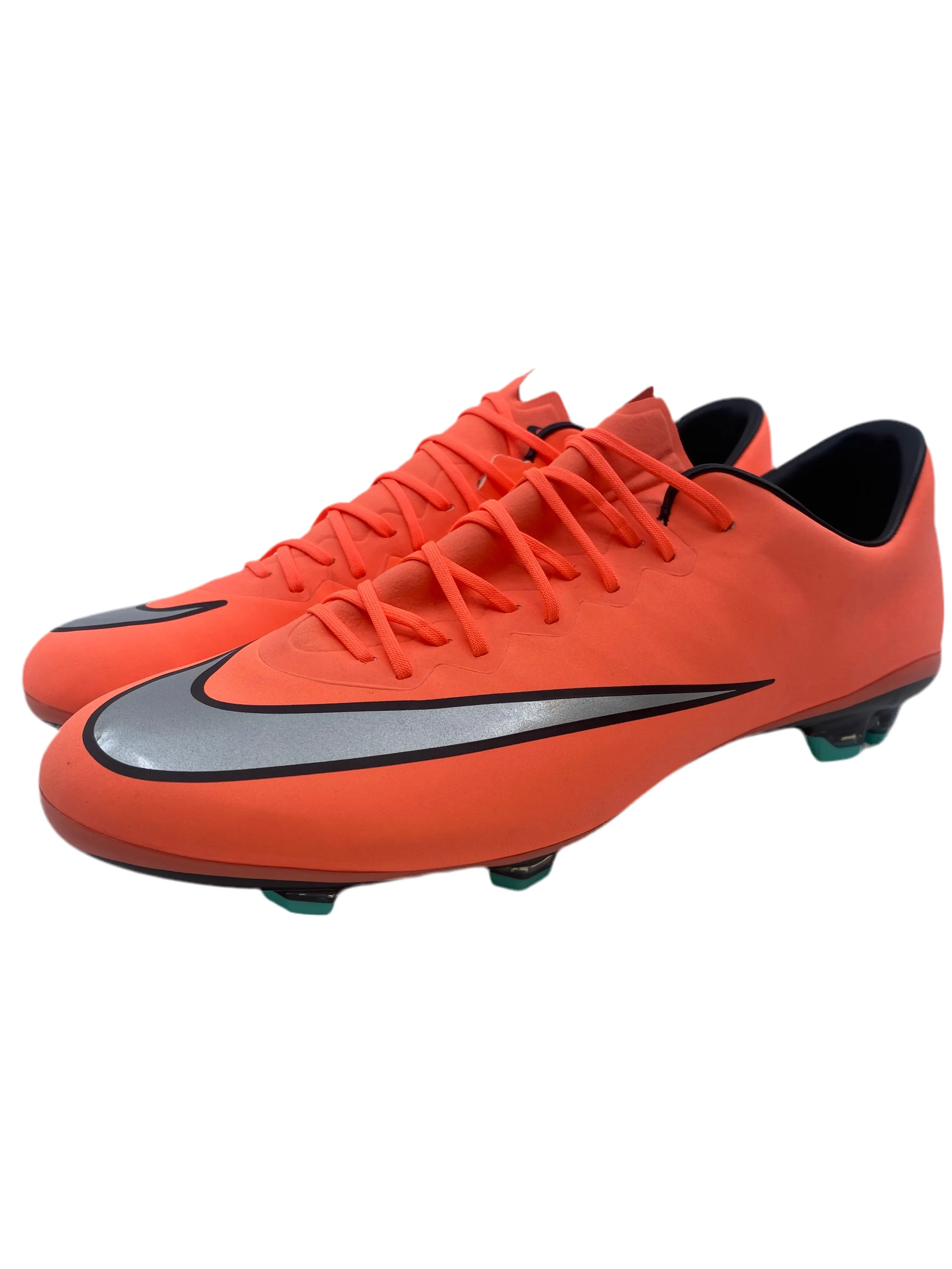 Flex Cushion Quick Movement Nike Mercurial Vapor X Kids ?Bright Mango? - Size 38