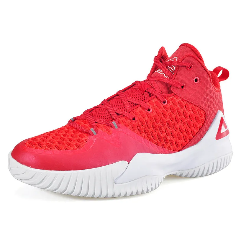 Hyper Durable Rubber Compound PEAK Basketball Shoes Lou Williams Streetball Master Red