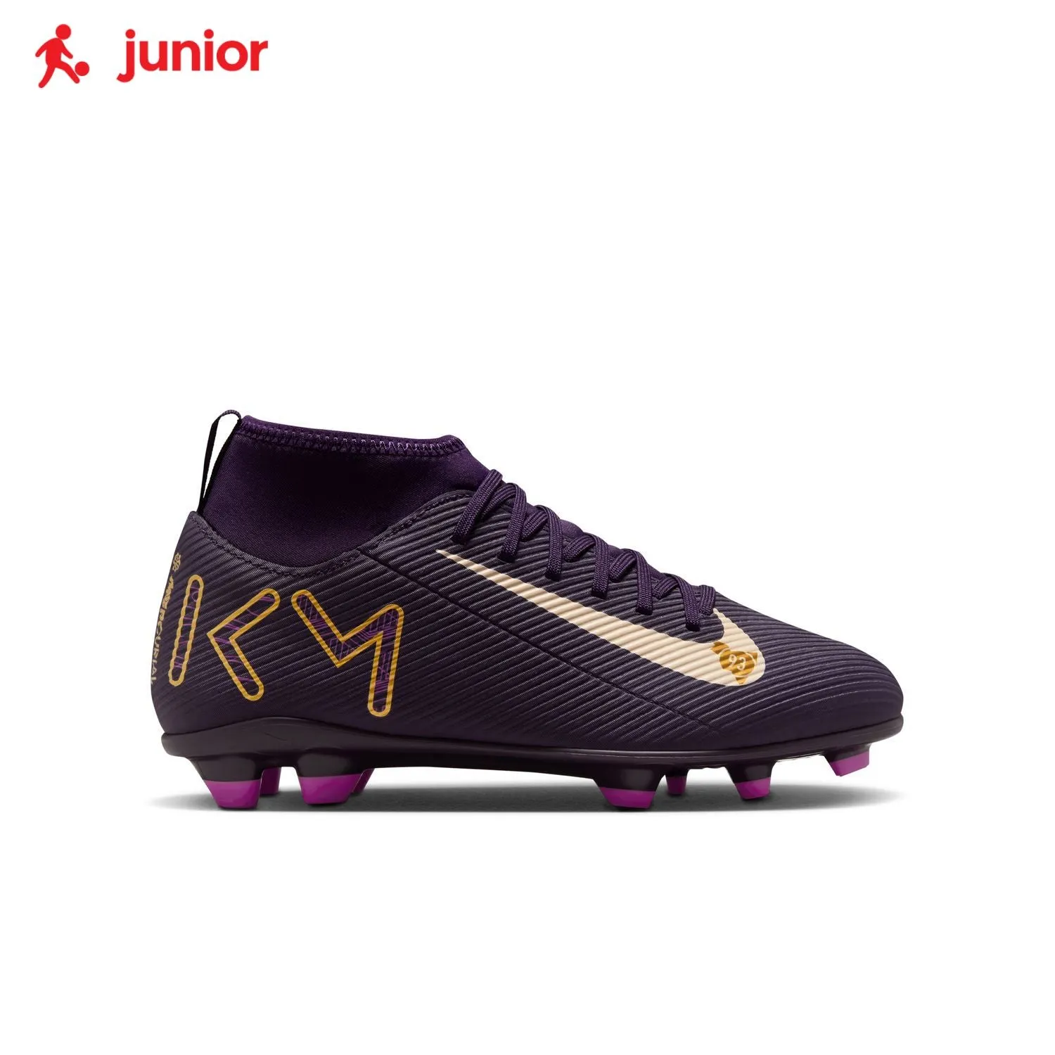 Nike Junior Zoom Mercurial Superfly 10 Club "Kylian Mbapp?? Firm/Multi-Ground Cleats Attack Focus Sharp Control