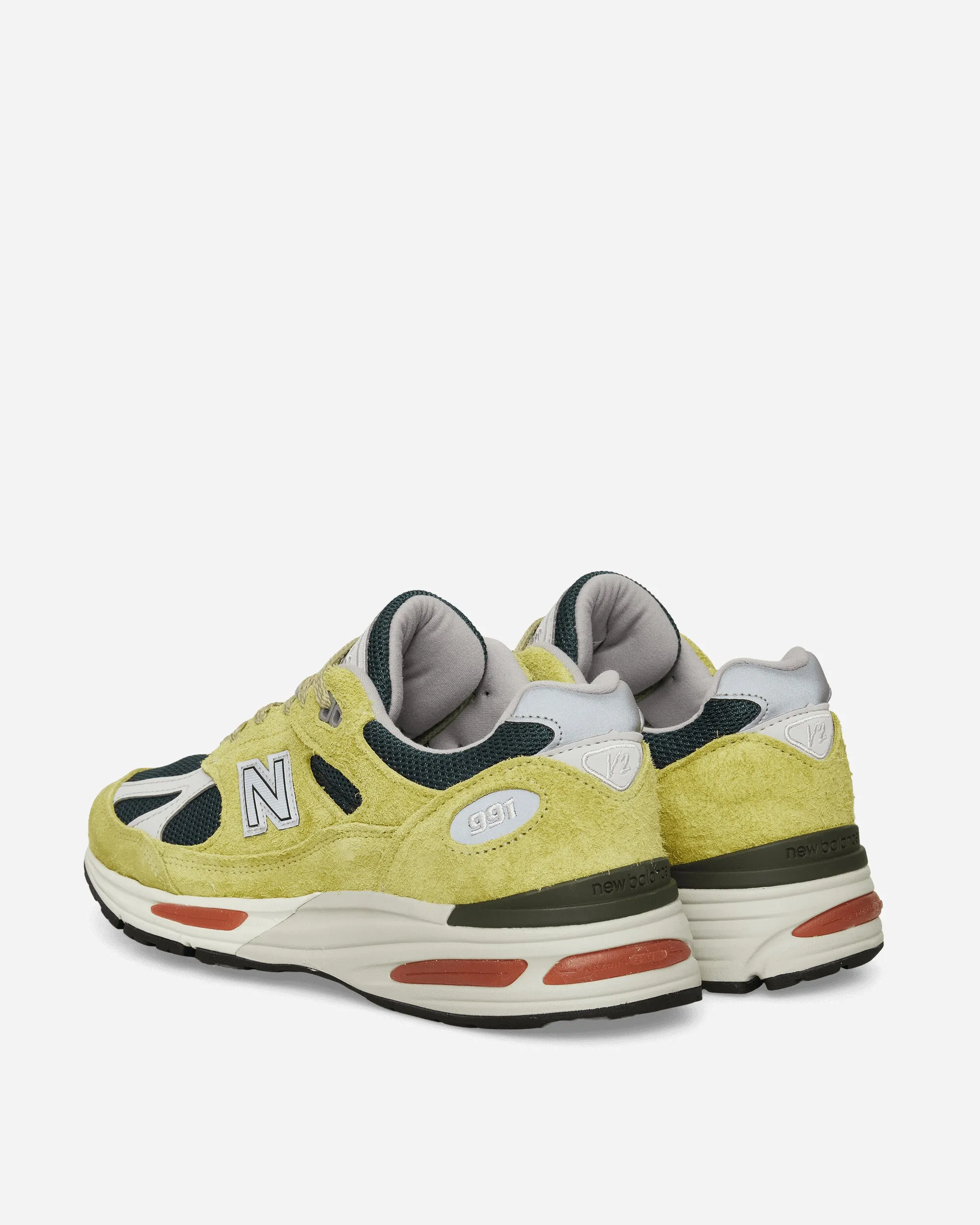 Made in UK 991v2 Grape Sorbet Sneakers Beechnut Split Toe Flex Zone