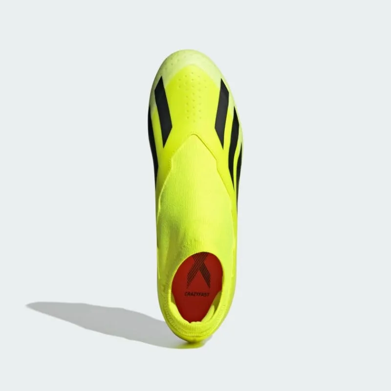 adidas X Crazyfast .3 Laceless Firm Ground Cleats Power Support Stable Ground