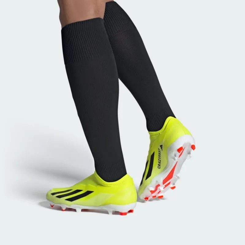 adidas X Crazyfast .3 Laceless Firm Ground Cleats Pro Agility Foot Motion