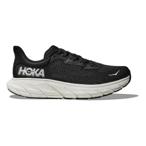 Hoka Arahi 7 - Black - White Abrasion Resistant Sole Max Grip