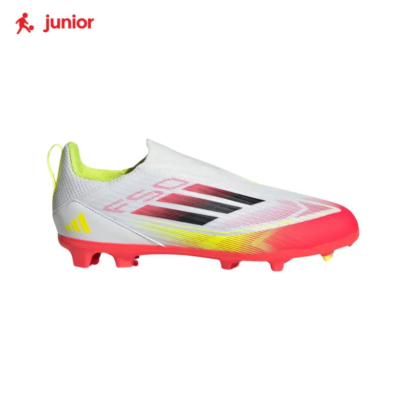 adidas Junior F50 League Laceless Firm/Multi-Ground Cleats Dry Play Cushioned Insole