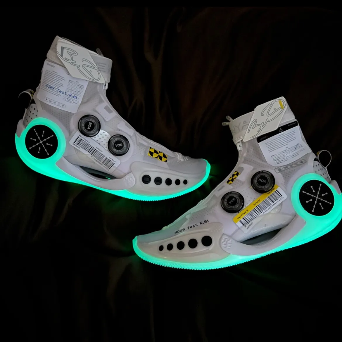 Li Ning Way Of Wade 9 Infinity - Test R1 (white fluorescent) Support Cushion Feel