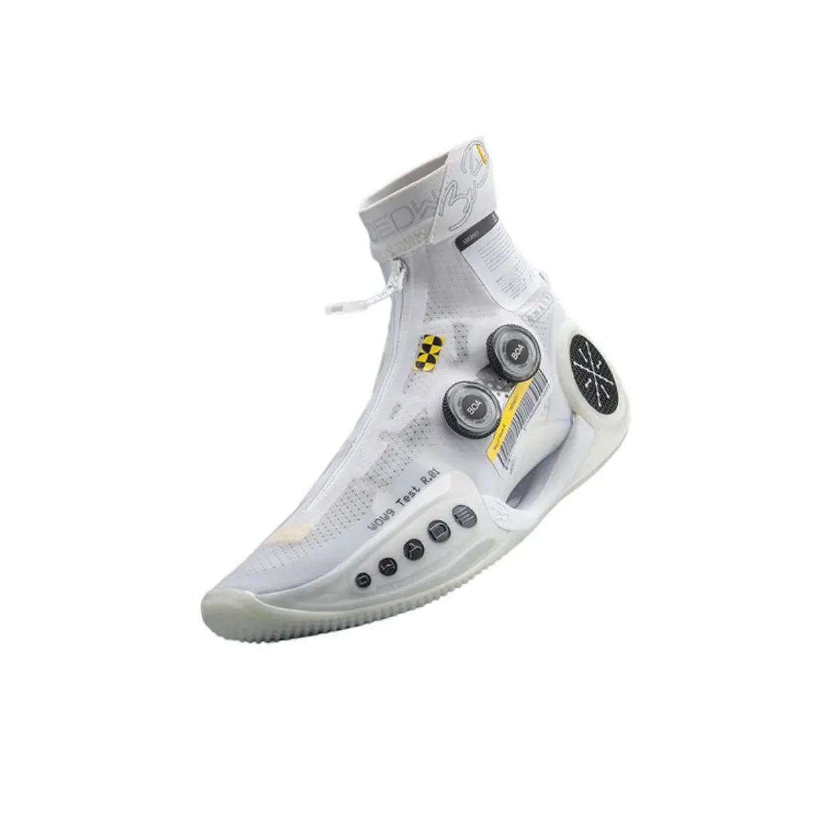 Premium cushioning High Speed Li Ning Way Of Wade 9 Infinity - Test R1 (white fluorescent)