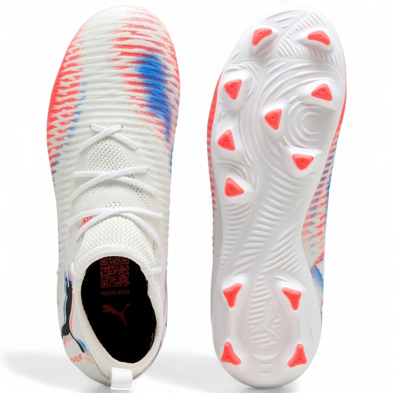 Puma Kids Future 8 Match FG White First Kick