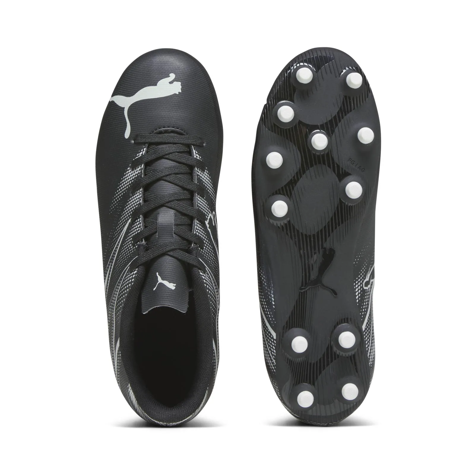 Puma Attacanto Kids Firm-Ground Football Boots Ball Mastery Lateral Motion