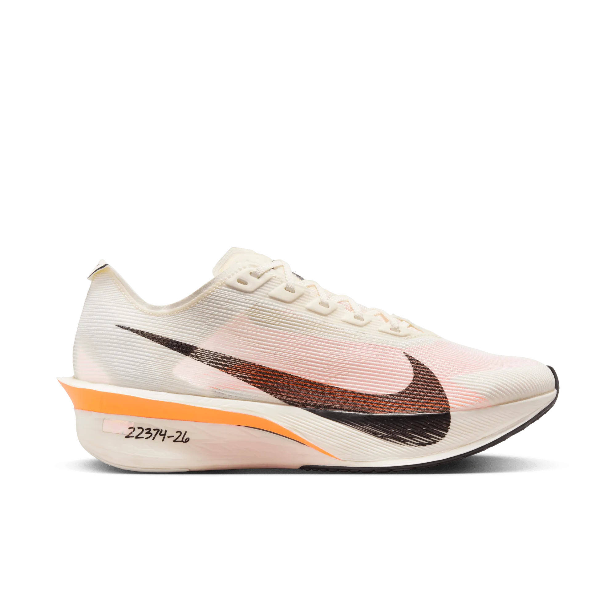 WOMEN'S VAPORFLY 4 - B - 100 SAIL/BLACK plyometric - training shoes Motion Control Running